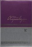Bíblia de Estudo Arqueológica - Capa Luxo Vinho e Cinza - Vida