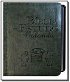 Biblia de estudo colorida - capa verde - Bv films