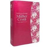 Bíblia de estudo da mulher cristã gde pink - Cpad