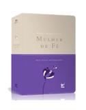 Bíblia de Estudo da Mulher de Fé - Capa Luxo Violeta e Bege com índice - Vida