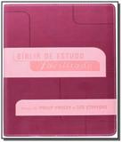 Biblia de estudo facilitado - rosa - Mundo cristao