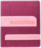 Biblia De Estudo Facilitado - Rosa - Notas De Philip Yancey E Tim Stafford - Mundo cristao