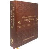 Bíblia de Estudo Holman Marrom - Cpad
