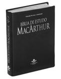 Bíblia De Estudo Macarthur Capa Couro Preto - Sbb