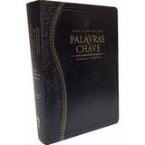 Bíblia de estudo palavras-chave luxo preta (clássica) - Editora cpad