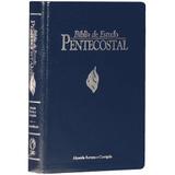 Bíblia de Estudo Pentecostal - Grande - Luxo - Azul - Cpad