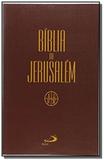 Biblia de jerusalem - media capa cristal - Paulus