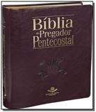 Bíblia do Pregador Pentecostal - Almeida Revista e Corrigida - Capa Vinho Nobre - Sbb - sociedade biblia do brasil
