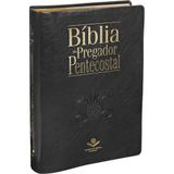 Bíblia Do Pregador Pentecostal com Caixa - Preto Nobre - Sociedade bíblica do brasil