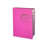 Bíblia Harpa Letra Grande Estrela Davi Feminina 12x16 Lilás - Kings cross publicações