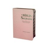 Bíblia Harpa Letra Grande Estrela Davi Feminina 12x16 Rosa - Kings cross publicações