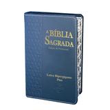 Bíblia Hiper Giga Plus Estrela De Davi Masculina 14x21 Azul - Kings cross publicações