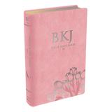 Bíblia king james fiel 1611 - rosa - Bl040