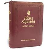 Bíblia Média Harpa Indice Zíper Vinho - Cpad