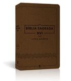 Bíblia NVI letra gigante - luxo marrom - Editora vida