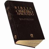 Bíblia Obreiro aprovado - Média - luxo - preta - Cpad