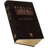 Bíblia obreiro aprovado média luxo preta - Editora vida