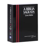 Bíblia pequena letra média - Preta brochura - Sbtb
