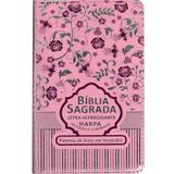 Bíblia Sagarada Harpa Avivada - Letra Ultragigante PJV - Rosa - Casa publicadora paulista