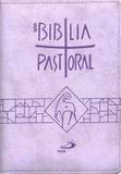 Bíblia sagrada catolica pastoral bolso zíper lilás paulus