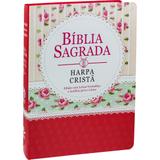 Bíblia sagrada com harpa cristã - letra gigante - Sbb