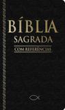 Biblia sagrada com referencias preta - Bv Films Biblia