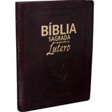 Bíblia Sagrada com Reflexões de Lutero - Vinho - Sociedade bíblica do brasil