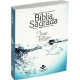 Bíblia Sagrada Fonte de Bençãos - Água Brochura - Sociedade bíblica do brasil
