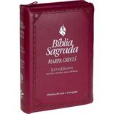 Bíblia Sagrada Letra Gigante - Letras Vermelhas e Harpa Cristã - Sbb