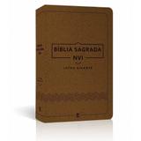 Bíblia Sagrada- Letra Gigante - Marrom - NVI - Vida