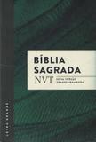 Biblia sagrada nvt - verde - letra grande com brochura e orelhas - Mundo cristao