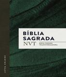 Biblia Sagrada Nvt - Verde - Letra Grande E Brochura Com Orelhas - Mundo cristao