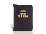 Bíblia Sagrada Zíper Média Editora Ave Maria