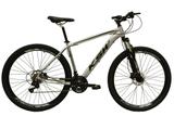 Bicicleta Aro 29 Ksw Xlt 24v Freio A Disco Suspensão Mountain Bike Alumínio - Prata