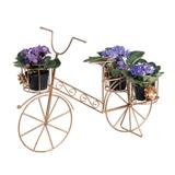 Bicicleta Decorativa em Ferro Alta - Cerâmica burguina