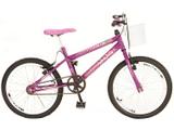 Bicicleta Infantil Aro 20 Colli Bike Jully Violeta - com Cesta Freio V-Brake