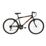 Bicicleta Polimet MTB Aro 26 Preto Masculina 18V 7134