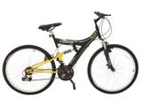 Bicicleta Track Bikes TB-100XS/PA Aro 26 - 18 Marchas Suspensão Central Quadro de Aço