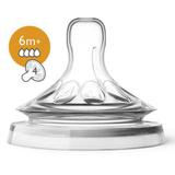 Bico De Mamadeira Nº 4 Pétala (6m+) 2 Und Philips Avent