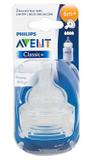 Bico mamad. philips avent classic 6m+ c/2
