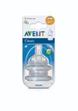 Bico Mamadeira Avent Classic 6 M+ (4) Kit 2 Unidades