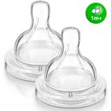 Bico Mamadeira Classic Fluxo Lento Nº2 (1m+) - Philips Avent