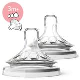 Bico Mamadeira Petala Avent Fluxo Variável 2.0 Kit C/2 N3 3m+ - Philips avent