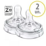 Bico Mamadeira Petala Avent Kit Com 2 Bicos Bpa Free N1 0m+ - Philips avent