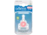 Bico para Mamadeira Silicone 2 Unidades - Dr. Browns Options Tradicional