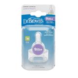 Bico Silicone Fase 4 Mamadeira Options Boca Tradicional Dr Browns - 2 unidades
