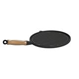 Bifeteira Redonda Chapa Estriada Em Ferro Fundido 26cm - Fundição Libaneza