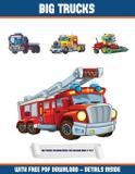 Big Trucks Coloring Book for Children Aged 4 to 8 (Big Trucks) - West suffolk cbt service ltd
