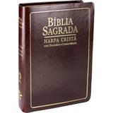 BÍíblia Sagrada Letra Grande, Edição com Letras Vermelhas, Concordância, Dicionário e Harpa Cristã - Sbb