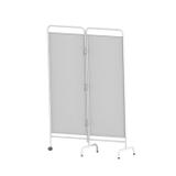 Biombo Hospitalar Duplo, Rodízios Giratórios, Pintura Epóxi - Sano hospitalarloja de fábrica